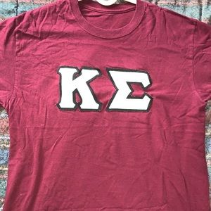 Maroon | Kappa Sigma Block Letter T-Shirt